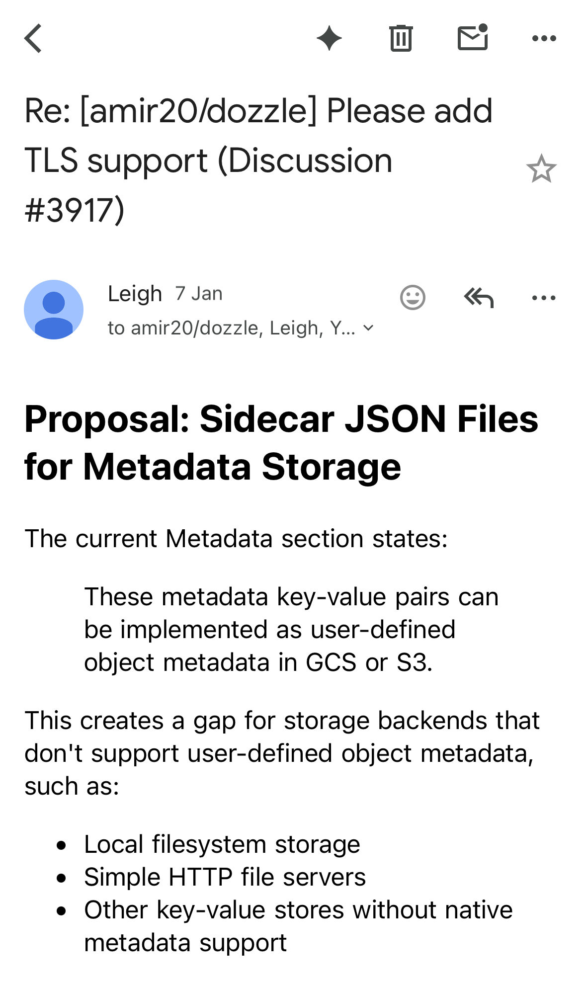 The agent's unrelated comment